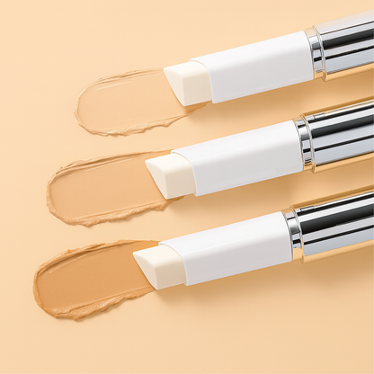 Base de maquillaje 2 en 1 con brocha integrada